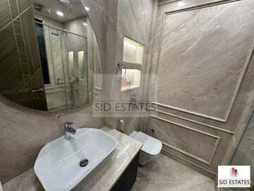 Bathroom in 4 BHK Builder Floor at Sarvapriya Vihar – for Rent