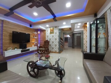 Living Room in 4 BHK Penthouse at Kapilavastu CHS, Uthalsar – for Rent