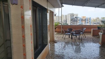 Terrace in 4 BHK Penthouse at Kapilavastu CHS, Uthalsar – for Rent