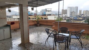 Terrace in 4 BHK Penthouse at Kapilavastu CHS, Uthalsar – for Rent