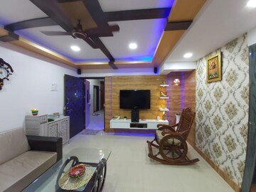 Living Room in 4 BHK Penthouse at Kapilavastu CHS, Uthalsar – for Rent