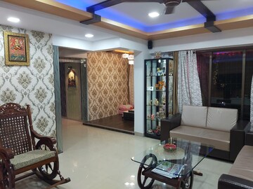 Living Room in 4 BHK Penthouse at Kapilavastu CHS, Uthalsar – for Rent