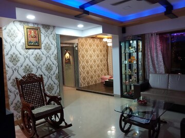 Living Room in 4 BHK Penthouse at Kapilavastu CHS, Uthalsar – for Rent