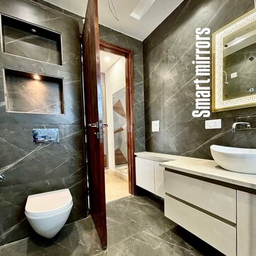 Bathroom in 3 BHK Builder Floor at Green Fields Colony – for Rent