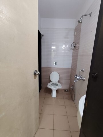 Bathroom in 3 BHK Apartment at Nisarg Hyde Park, Kharghar – for Rent