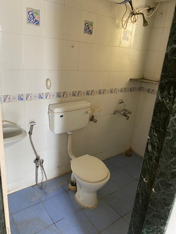 Bathroom in 3 BHK Apartment at Ganesham Phase I, Pimple Saudagar – for Sale