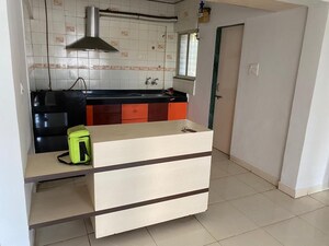 Kitchen in 3 BHK Apartment at Ganesham Phase I, Pimple Saudagar – for Sale