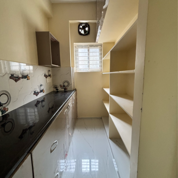 Kitchen in 1 BHK Apartment at MK Residency Kondapur, Sriram Nagar – for Rent