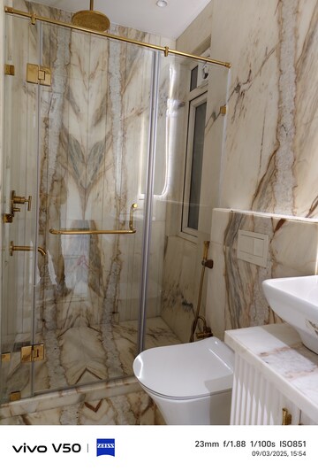 Bathroom in 3 BHK Builder Floor at Greater Kailash I – for Rent
