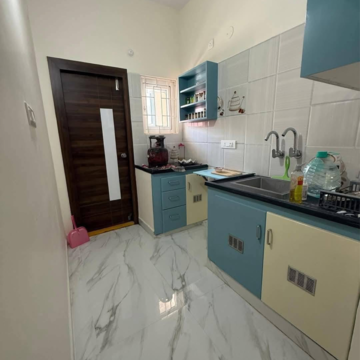 Kitchen in 1 BHK Apartment at Padma Nilayam Kondapur, Sriram Nagar – for Rent