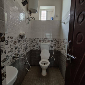 Bathroom in 1 BHK Apartment at Padma Nilayam Kondapur, Sriram Nagar – for Rent