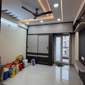 Living Room in 2 BHK Apartment at NR Residency Kondapur, Sriram Nagar – for Rent