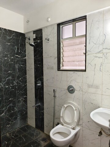 Bathroom in 2 BHK Apartment at Vilas Javdekar Yashone Wakad Central, Wakad – for Rent