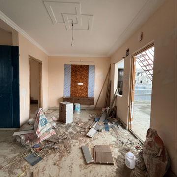 Living Room in 1 BHK Apartment at Suja Enclave Kondapur, Sriram Nagar – for Rent