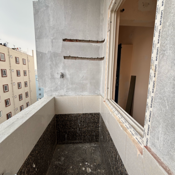 Balcony in 1 BHK Apartment at Suja Enclave Kondapur, Sriram Nagar – for Rent