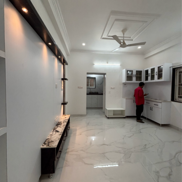 Living Room in 1 BHK Apartment at Happy Homes Kondapur, Sriram Nagar – for Rent