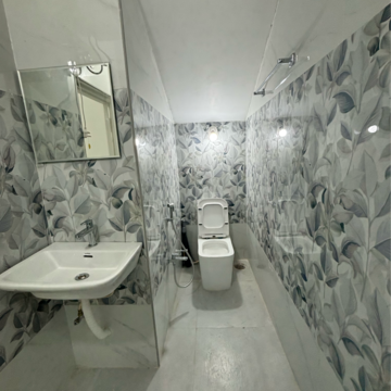 Bathroom in 1 BHK Apartment at Happy Homes Kondapur, Sriram Nagar – for Rent