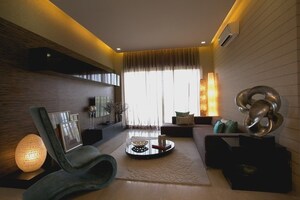 Living Room in 3.5 BHK Apartment at Microtek Greenburg, Sector 86 – for Sale