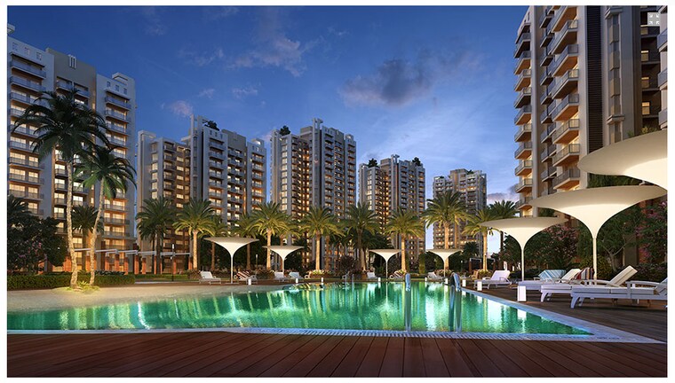 Swimming Pool, microtek-greenburg 3.5 Bedroom 2285 Sq.Ft. Apartment In Sector 86 Gurgaon 9145584