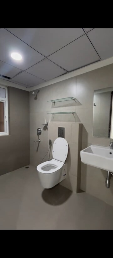 Bathroom in 3 BHK Apartment at Poulomi Avante, Kokapet – for Rent