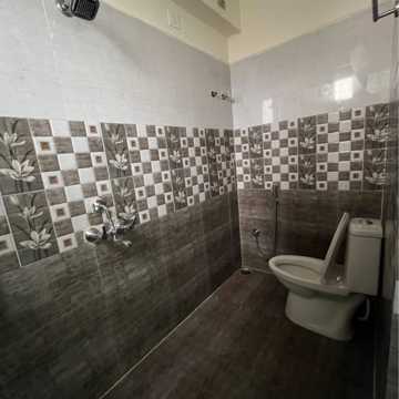 Bathroom in 2 BHK Apartment at Happy Homes Kondapur, Sriram Nagar – for Rent