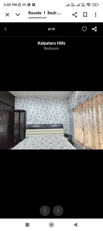 Bedroom in 1 BHK Apartment at Kalpataru Hills, Manpada – for Sale