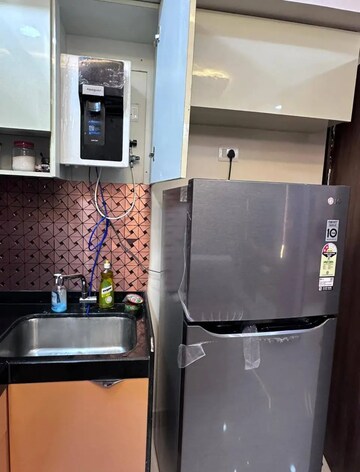 Kitchen in 1 BHK Apartment at Lodha Crown Quality Homes, Majiwada – for Rent