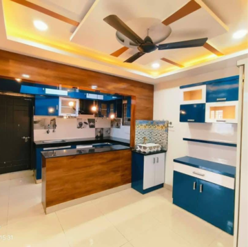 Kitchen in 2 BHK Apartment at SK Residency Kondapur, Sriram Nagar – for Rent