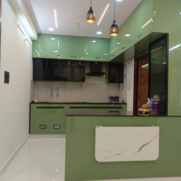 Kitchen in 2 BHK Apartment at MK Residency Kondapur, Sriram Nagar – for Rent