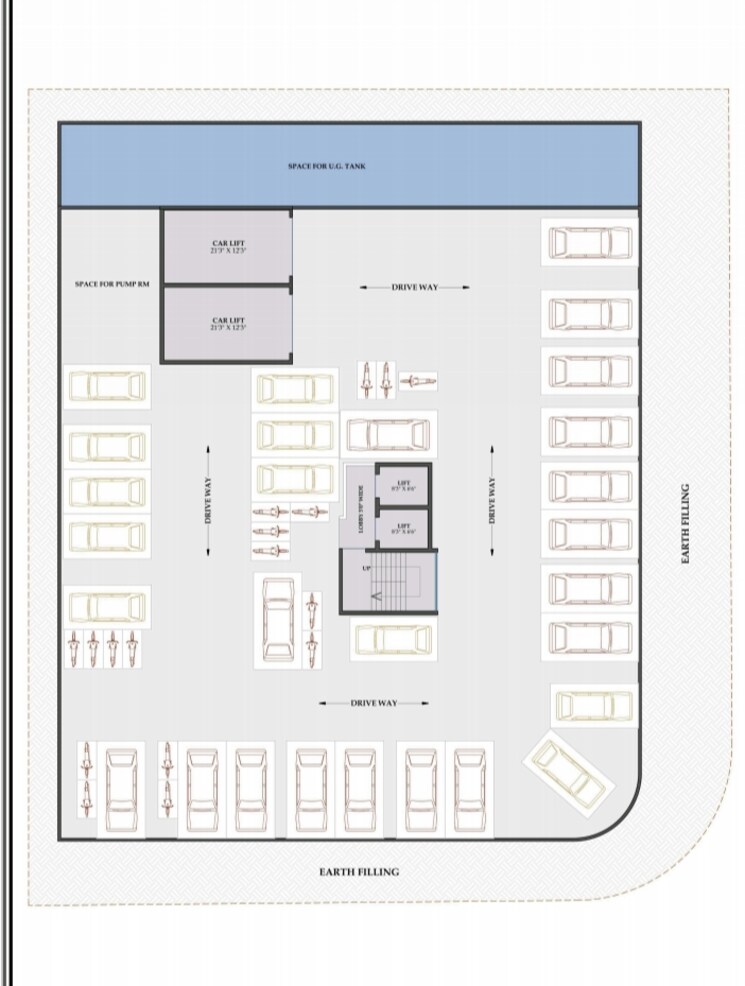 Floor Plan, aakar-bellisimo 2 Bedroom 1100 Sq.Ft. Apartment In New Panvel Navi Mumbai 9145825