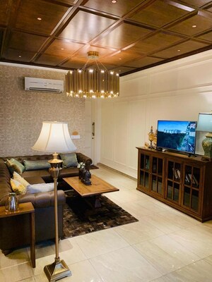 Living Room in 3 BHK Apartment at Sushma Crescent, Dhakoli – for Sale