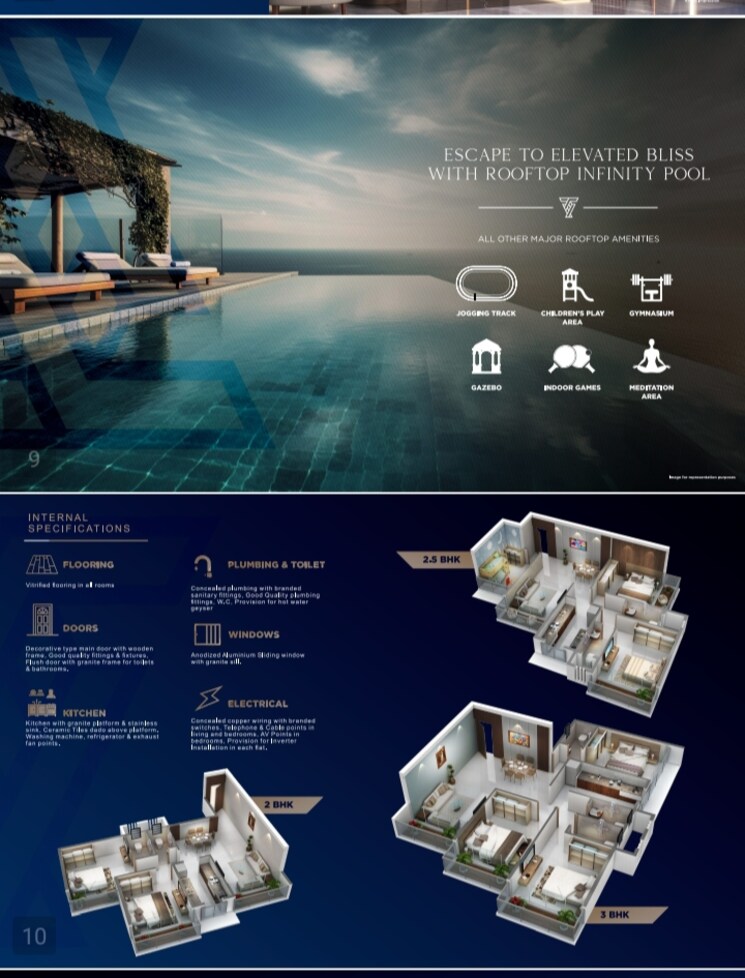 Master Plan, tejas-vaishnavi 2 Bedroom 667 Sq.Ft. Apartment In Pushpak Nagar Navi Mumbai 9145912