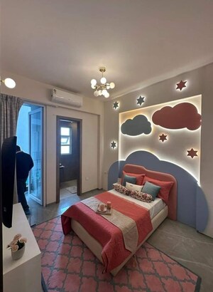 Living Room in 3.5 BHK Builder Floor at M3M Antalya Hills, Sector 79 – for Sale