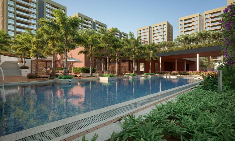 Swimming Pool, surat dumas road 3 Bedroom 2250 Sq.Ft. Apartment In Surat Dumas Road Surat 9146227