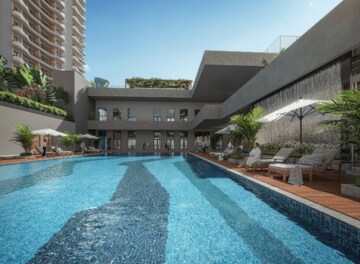 Swimming Pool in 4 BHK Apartment at Eldeco Whispers of Wonder, Sector 22d Yamuna Expressway – for Sale