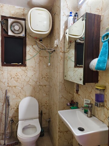 Bathroom in 2 BHK Builder Floor at Saket – for Rent