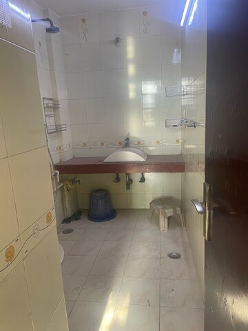 Bathroom in 3 BHK Apartment at Sector 12 Dwarka – for Rent