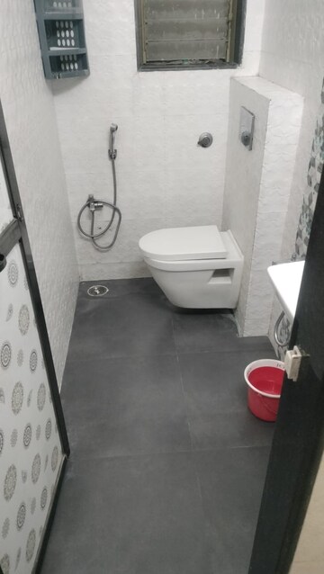 Bathroom in 2 BHK Apartment at Rekhi Sai Daffodils, Kharghar – for Rent