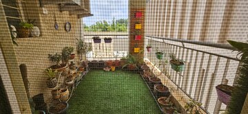 Balcony in 3 BHK Apartment at G Corp The Icon, Thanisandra Main Road – for Rent