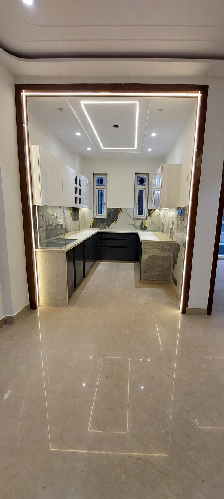 Kitchen, rohini sector 9 3 Bedroom 1300 Sq.Ft. Apartment In Rohini Sector 9 Delhi 9146818