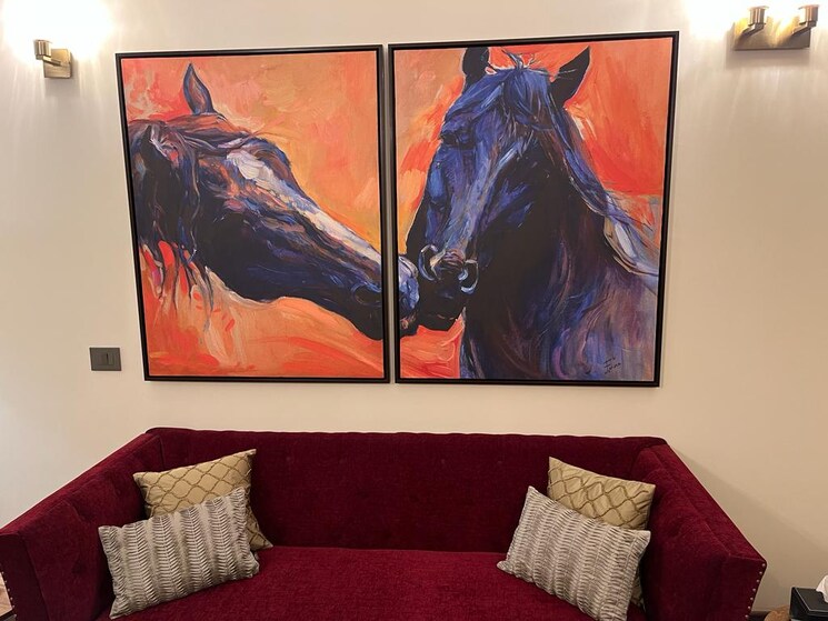 Bedroom, golf links 3 Bedroom 3250 Sq.Ft. Builder Floor In Golf Links Delhi 9146914