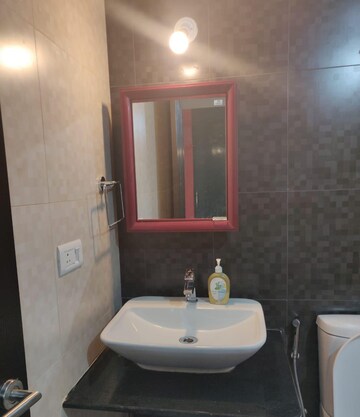 Bathroom in 3 BHK Apartment at Shriram Luxor, Hennur Road – for Rent