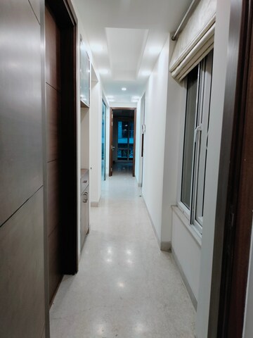 Building Lobby in 3 BHK Apartment at Greater Kailash – for Rent