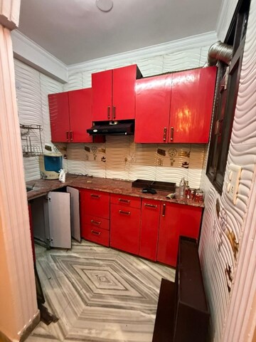 Kitchen in 1 BHK Apartment at Freedom Fighters Enclave – for Rent