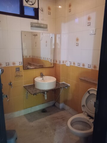Bathroom in 3 BHK Builder Floor at Chittaranjan Park – for Rent