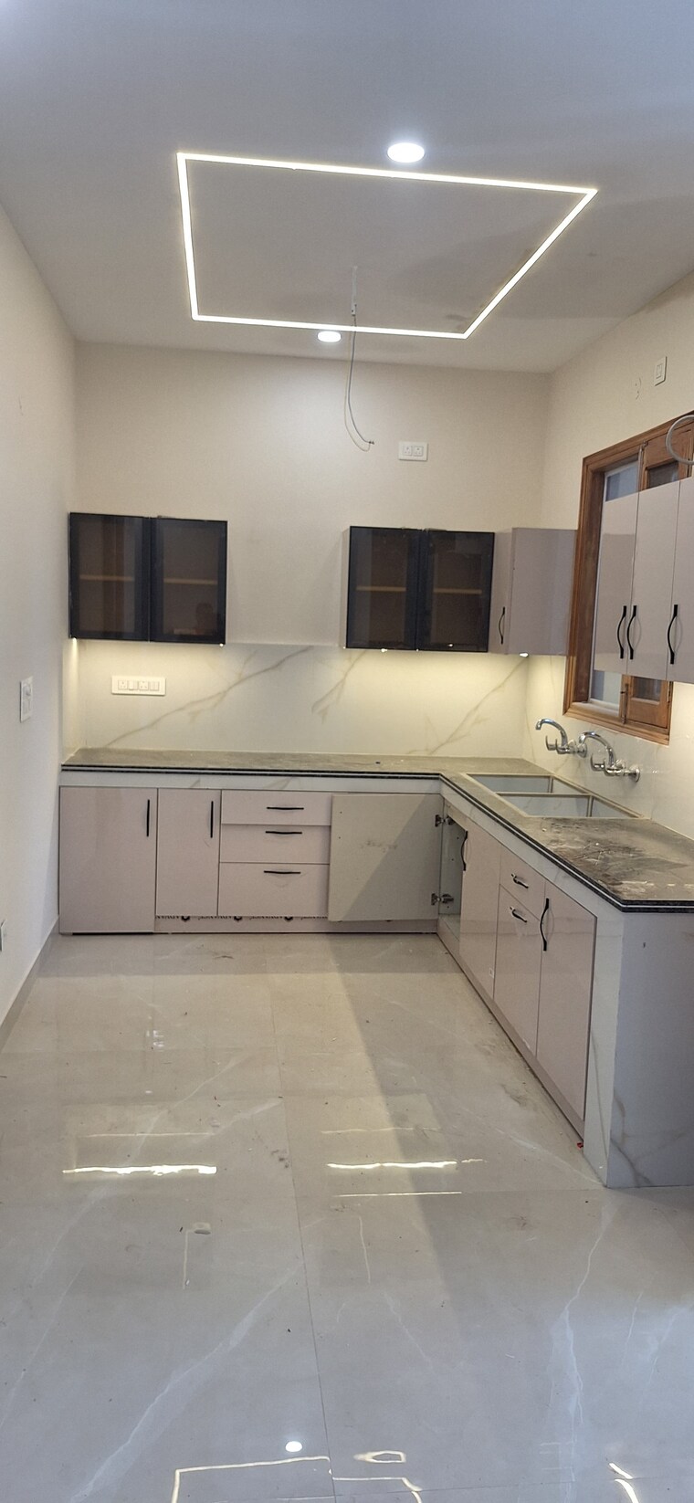 Kitchen, alaknanda-maxxus-eden-estate 4 Bedroom 127 Sq.Yd. Independent House In Ghazipur Zirakpur 9147215