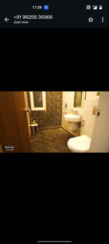 Bathroom in 2.5 BHK Apartment at Arihant Amber, Sector 1 Greater Noida – for Sale