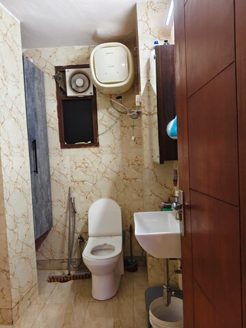 Bathroom in 2 BHK Builder Floor at Saket – for Rent