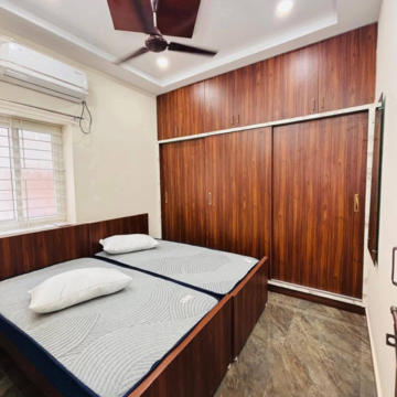 Bedroom in 1 BHK Apartment at First Avenue Kondapur, Masjid Banda – for Rent
