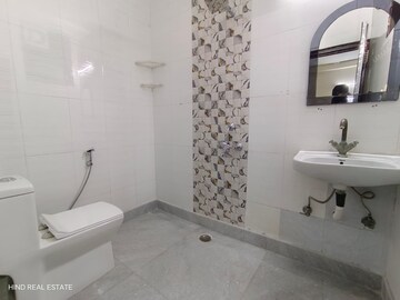 Bathroom in 3 BHK Builder Floor at Vasant Kunj – for Rent